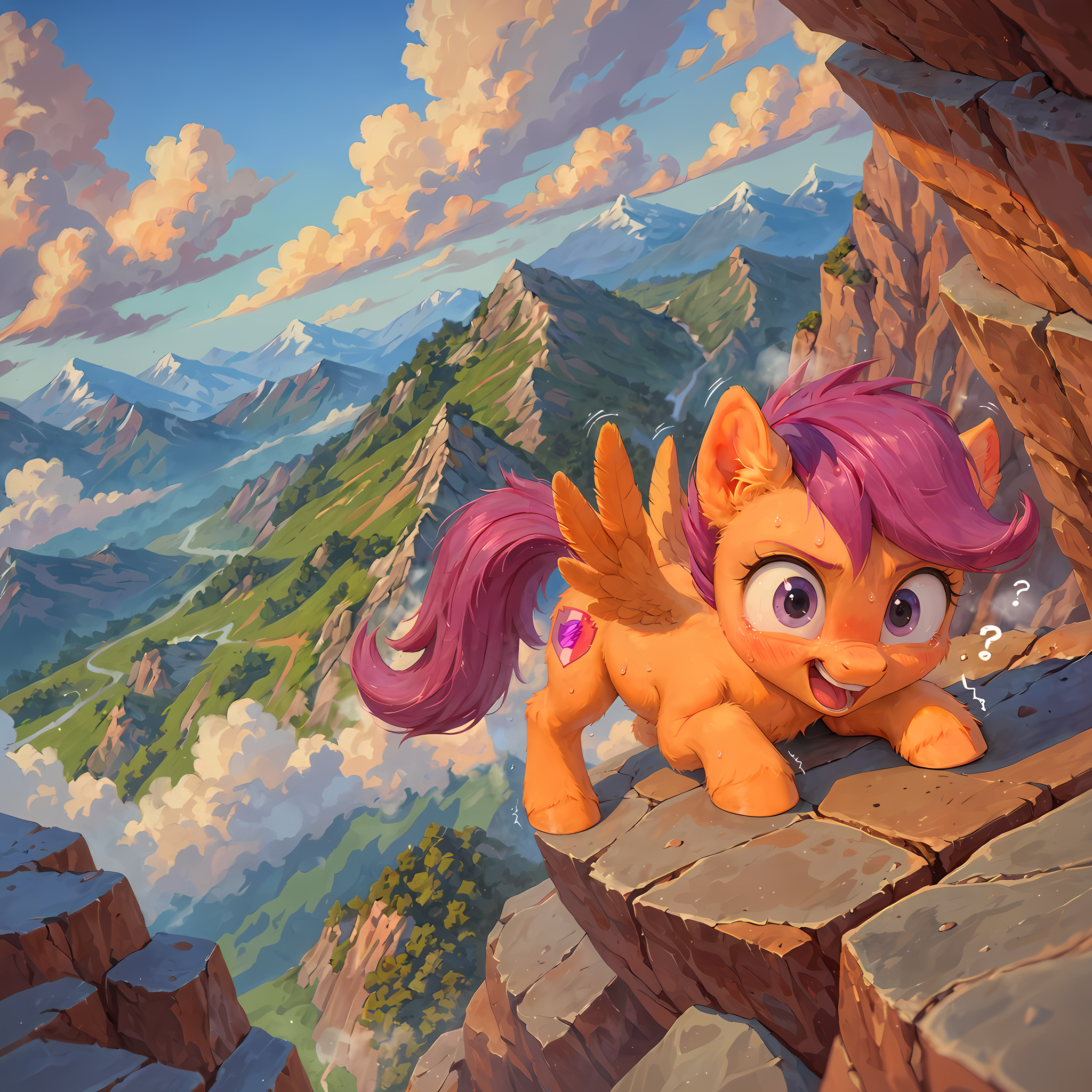 ((unusual angle)), score_9, score_8_up, score_7_up, feral, feral pony, (Realistic:0.1), Digital